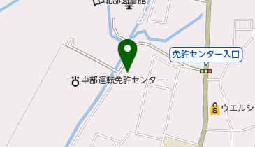 静岡自動車学科教室の地図画像