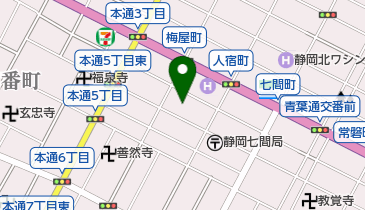 静岡梅屋町キリスト教会の地図画像