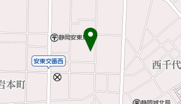 日本バプテスト静岡キリスト教会の地図画像