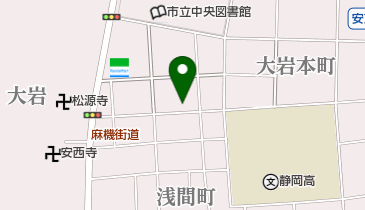 岡田クリーニングの地図画像