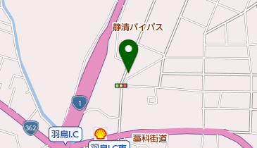 クメタクリーニングの地図画像