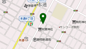 クリーニング宇山の地図画像
