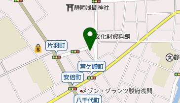 向上舎クリーニング店の地図画像