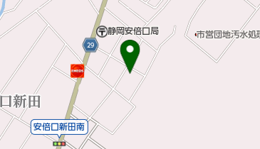 美洗館 安倍口工場の地図画像