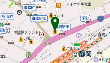 銀座ヨシノヤ静岡松坂屋店の地図画像