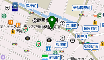 静岡県信用保証協会の地図画像