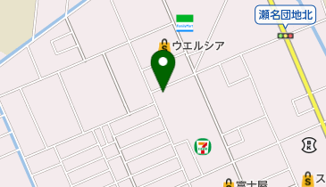 ゆりや化粧品店の地図画像