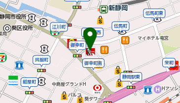 株式会社中央コンタクト 静岡店の地図画像