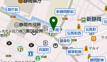 静岡公証人合同役場の地図画像