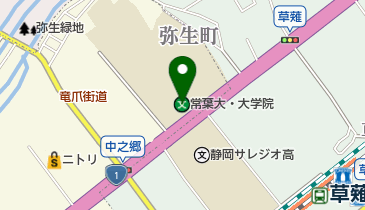 紀伊國屋常葉大学ブックセンターの地図画像