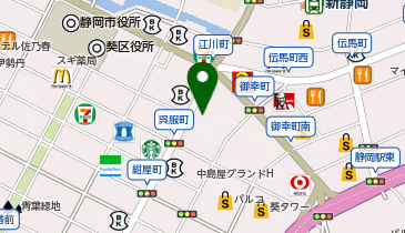 岡三証券株式会社静岡支店の地図画像