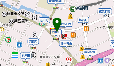 三菱UFJモルガン・スタンレー証券株式会社静岡支店の地図画像