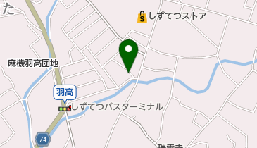 岡田精肉店の地図画像