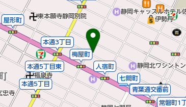 ガディーヘアー(GADDYHAIR)しづかの地図画像