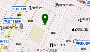 ヒラノ美容室の地図画像