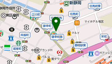 オールドゴールド静岡店の地図画像