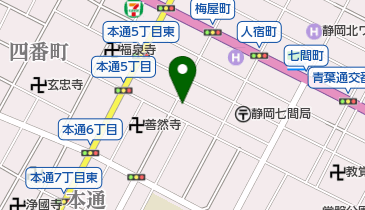 文具ショップ・ちよかじの地図画像