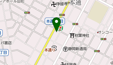 和泉屋米店の地図画像
