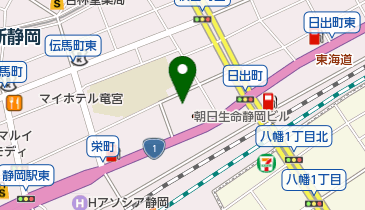 朝日生命保険相互会社 静岡支社の地図画像