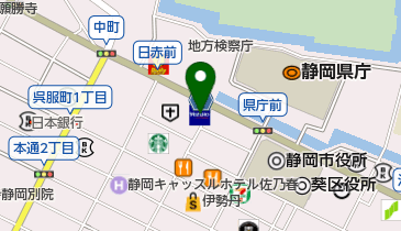 共立株式会社静岡支店の地図画像