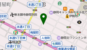 株式会社アイドリーム静岡の地図画像