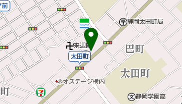 カツヤ理容所の地図画像