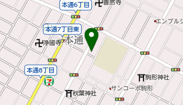 かみゆい床屋スズキの地図画像