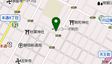 ゴトー理容室の地図画像