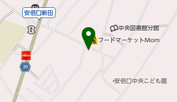 山惣安倍口店の地図画像