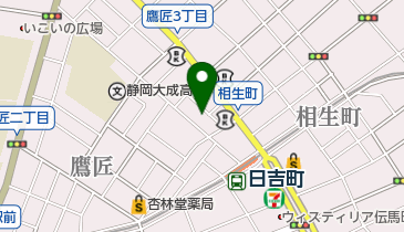 フジメン鷹匠店の地図画像