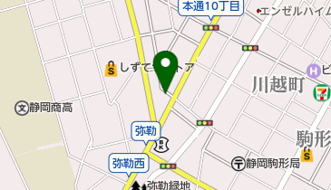 田子の月 静岡本通店の地図画像
