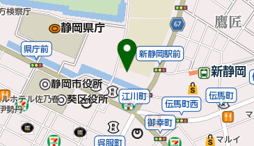 関東森林管理局静岡森林管理署の地図画像