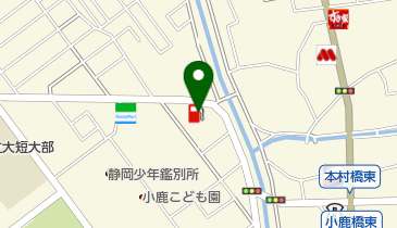 海野石油の地図画像