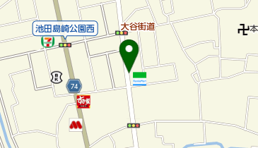 夏秋硝子店の地図画像