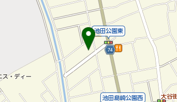 白鳥電器の地図画像