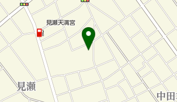 中田本町公民館の地図画像