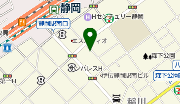 静岡県牛乳協会の地図画像