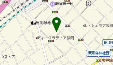 静岡県商工団体連合会の地図画像