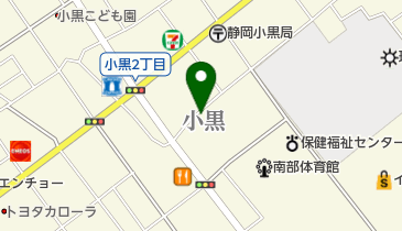 ノエビア化粧品静岡東営業所の地図画像