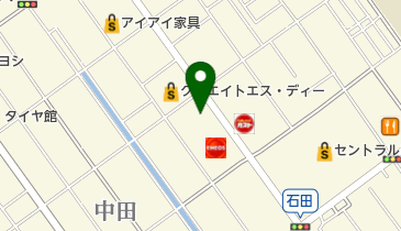 オオイシ自動車の地図画像