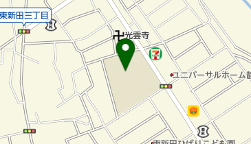 静岡市 長田東児童クラブの地図画像