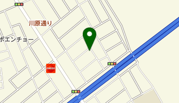 本多接骨院の地図画像