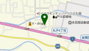 岡崎産業丸子工場の地図画像