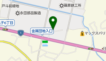 篠原金具製作所の地図画像