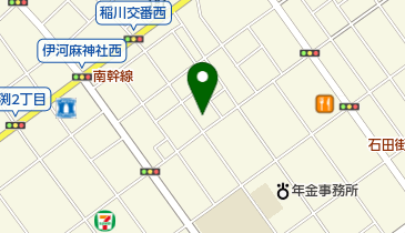 ポップ・コン美容室の地図画像