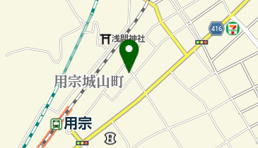 用宗落合診療所の地図画像