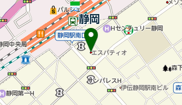 エスパティオ光学の地図画像