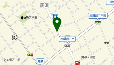 クボタ時計店の地図画像