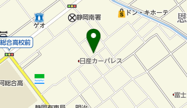 うめだ洋品店の地図画像