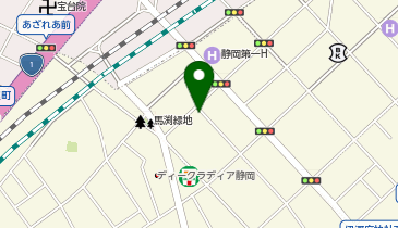 ヘアーカットオガワの地図画像